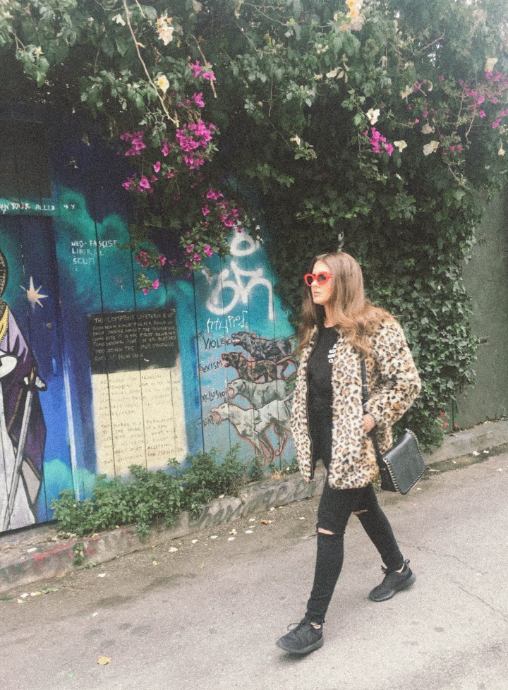 Nicole Kat in Crap Eye Wear and black