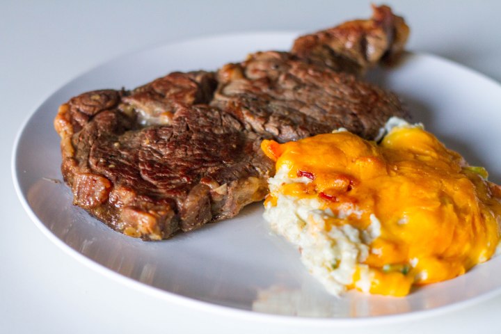 4 Minute Ribeye & Double Baked Cauliflower&nbsp;Casserole