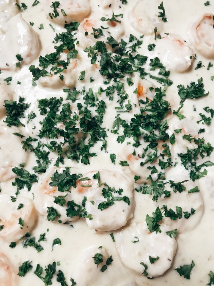 Keto Creamy Garlic&nbsp;Shrimp