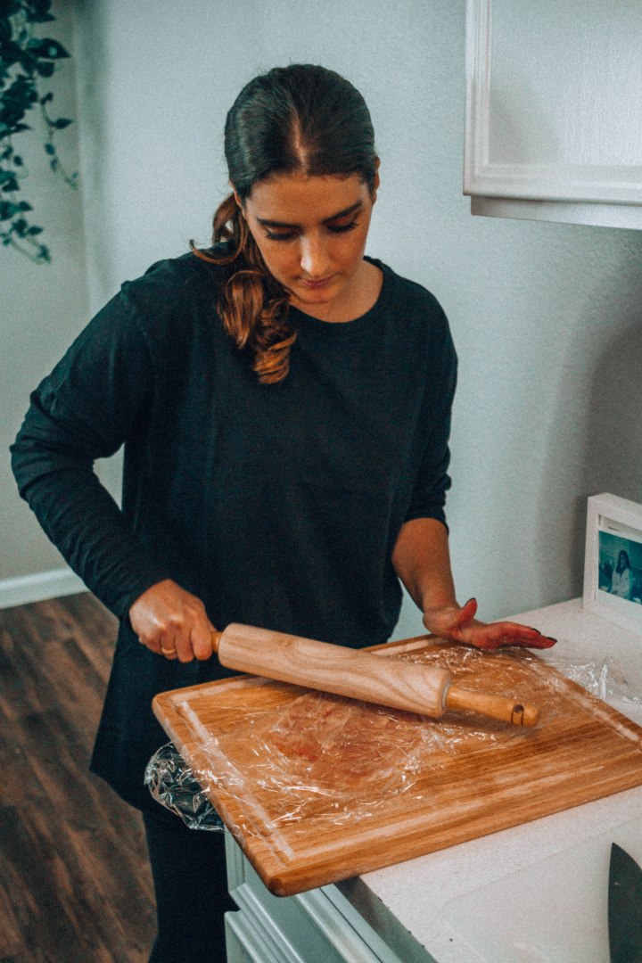 mixing parm chicken cordon bleu 2-0054